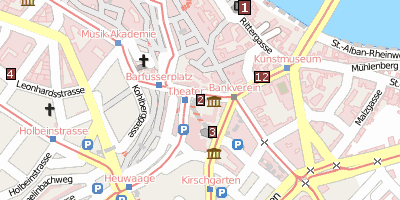 Fasnachts-Brunnen Stadtplan