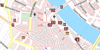 Marktplatz  Stadtplan