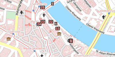 Naturhistorisches Museum Basel Basel Stadtplan