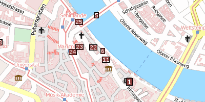 Universität Basel Basel Stadtplan
